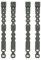 WarmHeartting Tactical Molle System Malice Clips Gurt MOLLE-Clip Verbindungsclips Zubehör für Taktische Taschenrucksäcke