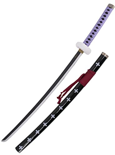 AMONT - Réplica de Katana Japonesa en Bambú - Modelo Trafalgar Law en Madera - Serie One Piece -104 Cm