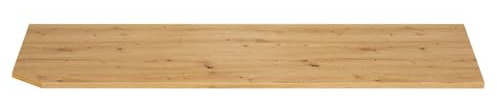 Mirjan24 Arbeitsplatten Küche Retroline, Vielzahl von Größen, Farbe: Eiche Artisan, Küchenarbeitsplatten, Laminatplatte, Matt, Höhe: 38 mm, Tiefe: 60 cm (Linke Platte, Länge: 260 cm)