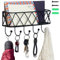 BELLE VOUS Porte Clef Mural & Courrier avec 5 Crochets - Boite a Clef Decorative/Trieur de Lettres - Porte Clés Mural en Métal pour Maison, Entrée, Hall d’Entrée, Salon ou Vestiaire