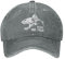 Lsjuee Fear No Fish Unisex Cowboy-Hut, Baseballkappe, verstellbar, für Sport, Golf, Denim, Casquette-Kappe, Schwarz