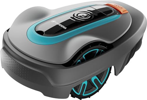 Gardena rasaerba robotizzato smart SILENO city 400 m² set: innovativa tecnologia LONA AI, controllo tramite app, SensorControl, per pendenze fino al 35%, incluso smart gateway, versione DE (19605-74)