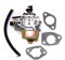 Ewillownm Compatible avec GX390 Nouveau carburateur pour Honda GX340 11hp 13hp 4 temps moteur tondeuse à gazon motoculteur moteurs remplace 16100-ZF6-V01