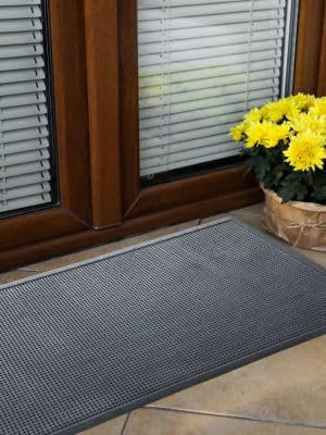 IBEROGARDEN| FELPUDOS DE PINCHO ECONOMICO | Ideal para ENTRADAS | Altura Total 9 mm | Felpudo DE Goma Varias Medidas (80 X 140 Centimetros)