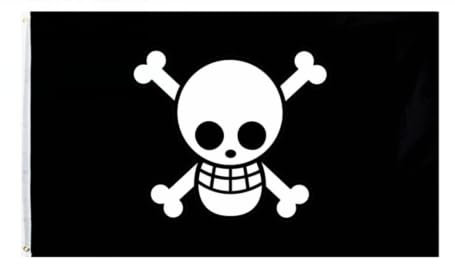 Piratenflagge,Piraten Flagge,Schädel Flagge,Anime Flagge,Strohhut Piratenbande mit Jolly Roger,Anime Fahne der Strohhut Flagge,90 * 150cm Flagge,für Dekoration party