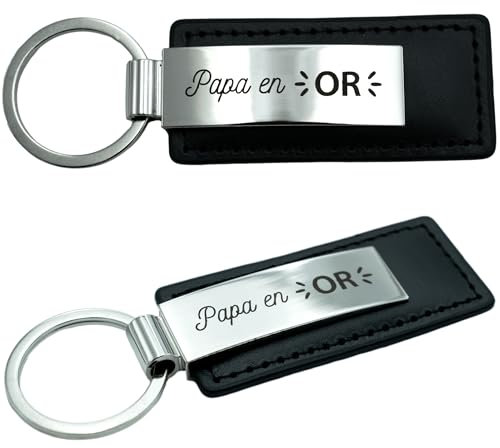 ERNESTINE - Porte-clés papa cadeau papa personnalisé - cadeau papa maman - cadeau homme père anniversaire - cadeau fête des pères - annonce grossesse papa bébé - porte clefs papa personnalisé original