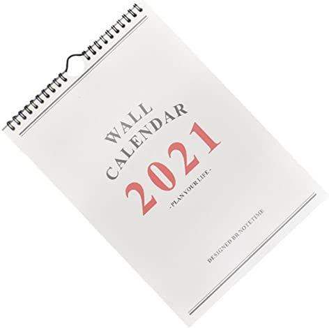 Operitacx Handbemalter Wandkalender Als Hängekalender Mit Terminplaner Und Monatsansicht Robustes Papier Mit Schutzfolie Für Büro Und Homeoffice