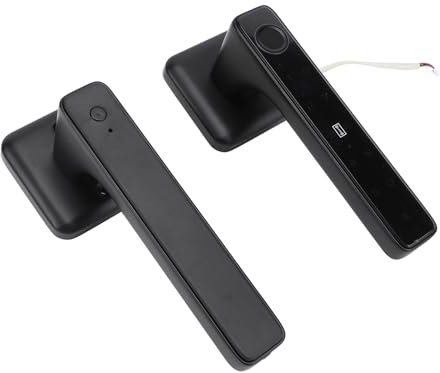 Fingerprint Door Lock, Electronic Digital Keypad Door Lock with Semiconductor Fingerprint Sensor Smart Door Lock Easy Installation for Bedroom Home Hotel Office