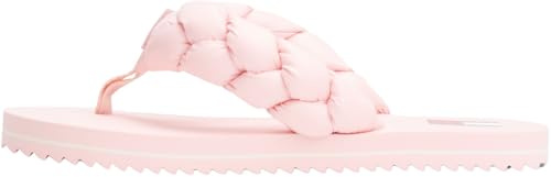 Tommy Jeans Damen Flip Flops Braided Beach Sandal mit Flecht-Detail, Mehrfarbig (Misty Pink), 42