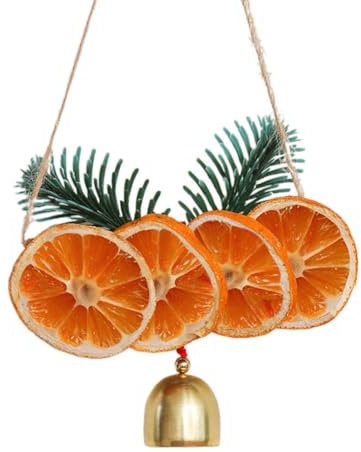 Festive Lemon Bells Car Hanging Christmas Tree Decorations Pendants Layout N6I4 For Christmas Scene For Holiday
