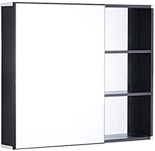 Modern Bathroom Wall Cabinet with Space Aluminum Mirror Wall Mounted Bathroom Storage Rack for Bedroom Vanity Mirror for Wall Toilet and Bathtub