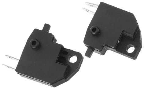 GARVALON Interruptores De Luz De Freno Para Motocicleta y ATV Reemplazo Universal De Interruptores De Luz De Freno Delantera Para Accesorios De