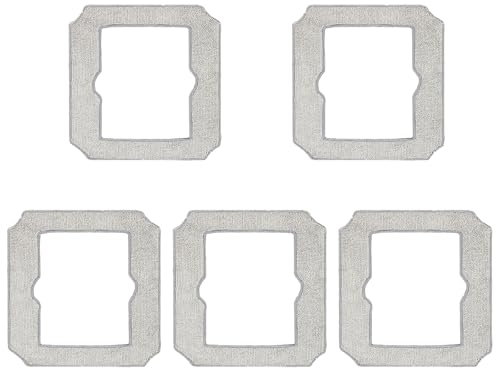 Dxyue Paquete de 5 almohadillas de repuesto para robot aspirador ECOVACS Winbot Mini número de pieza W-CC02-0012