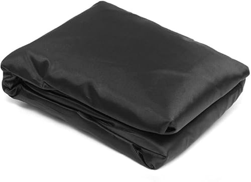Alnicov 210D Oxford-Gewebe, Schwarze Rasenmäher-Abdeckung, Größe XL, 183 x 137 x 117 cm, strapazierfähig, wetterfest, für die Lagerung im Freien, für Rasenmäher und Traktoren