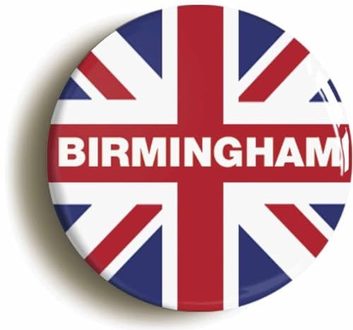 Birmingham Union Jack Fridge Magnet (Circular 2inch / 50mm Diameter)