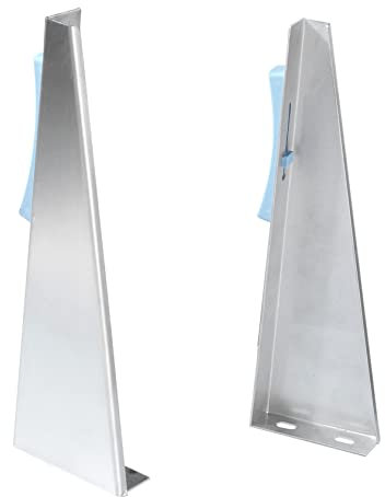 DIYEAH 2piezas Soportes De Montaje Pared Calentador Eléctrico Acero Inoxidable Fácil Instalar Capacidad