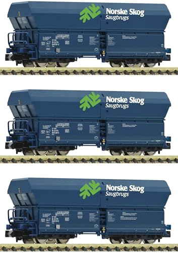 6660089 N 3er Set Selbstentladewagen Falns, VTG, Ep. VI 'Norske Skog'