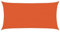 HOMTAKIE Voile d'ombrage 160 g/m2 rectangulaire Orange 3x6 m PEHD