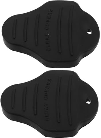Gogogmee 2stücke Fahrrad Pedal Cleat Cover Selbstsicherndes Schutzcover Antirutsch Für Road Und Mountainbike Kompatibel Mit Klickpedalen Langlebiges Material Leicht Zu Montieren Und Schützt