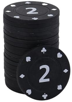 XIAOQENAN Professionelles Casino-Münzen-Set, 100-teilig, Brettspiel, Spiel, Freizeit, Geld-Set, Gaming