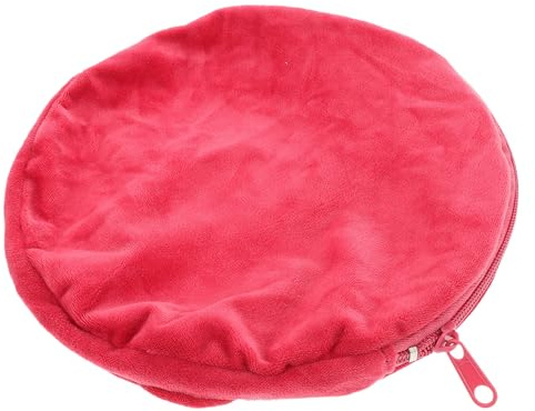 MUSISALY Housse de Bouillotte Offre Chaleur Supplémentaire Réutilisable en Flanelle Ronde Protège les Brûlures Accessoire Doux et Élégant pour Bouteille D'eau Chaude
