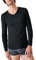 Damart Camiseta con Cuello de Pico, Punto Thermolactyl Interlock, Manga Larga térmica, Negro, XL para Hombre