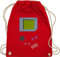 Shirtracer Turnbeutel Rucksack - Karneval & Fasching - Taschen - Gameboy | Nerds I 90s I 90iger I Fastnacht I Fasnacht I Fasnet - Unisize - Rot - retro outfit karnevalsbeutel faschings 90 beutel
