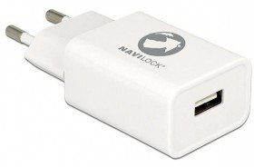 NaviLock 62969 Ladegerät 1 x USB Typ-A mit Qualcomm Quick Charge 3.0 Weiß