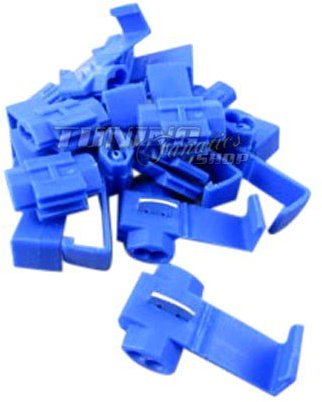 10x Stromdiebe Abzweigverteiler Lüsterklemmen Verteiler 0,75 - 2,5 mm² = BLAU