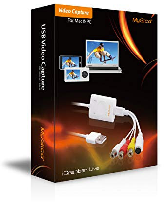 MyGica iGrabber Live Box USB Capture vidéo Live Streaming Free Driver pour Windows Mac Linux Numérisez la capture vidéo USB 2.0 RCA VHS to Dvd Nouvelle version