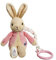 Rainbow Designs PO1452 Beatrix Potter Flopsy Jiggle Attachable Peter Rabbit Pram Toy,Pink