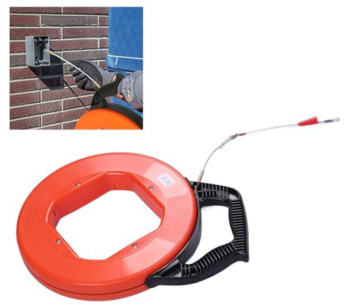 30m Fiberglas Bandspulen Fischstangen Draht Kabel-Abziehvorrichtung Kabeleinziehgerät Fisch Draht