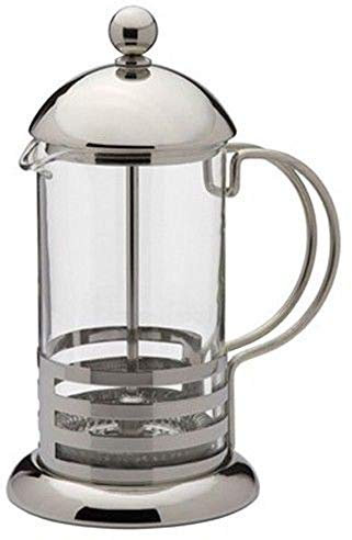 600ML 4-Cup Stainless Steel Glass Cafetiere French Filter Coffee Press Plunger
