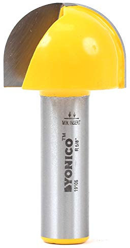 Yonico 19106 1-1/4-Inch Diameter Core Box Router Bit 1/2-Inch Shank