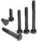 ANSIEDIO M8*45mm Vis à Tête Hexagonale Acier au Carbone Boulon à Tête Hexagonale Entièrement Filetée Boulons à Six Pans, 10 pcs
