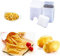 Copper Top - Potato Chipper, French Fry Vegetable Cutter, Perfect Fries Potato Chips Cut One Step Natural French Fry Cutter Vegetable Fruit Slicer Home Kitchen Tools