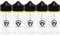 Copackr Chubby Gorilla V3 Tropfflaschen, Plastikflaschen Perfekt für Reisen - Flüssigkeitsflaschen - mit kindersicherer Kappe - 5er-Set (100ml)