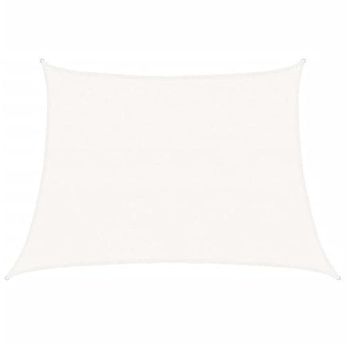 vidaXL Sonnensegel 160 g/m² Weiß 4/5x3 m HDPE