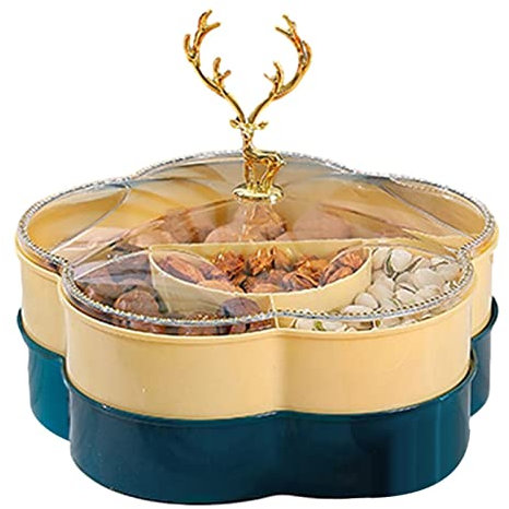 Vassoio porta snack, vassoio per antipasti, per feste, Natale, alci, vassoio da portata