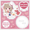 Sana Nagori x Sanrio Characters 03 - Placa acrílica con diseño de Sana Nagori x Hello Kitty