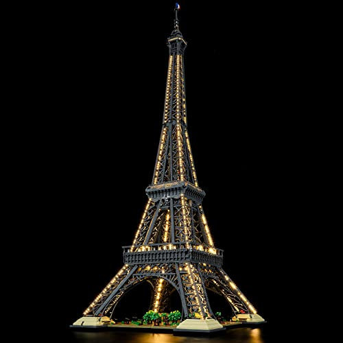 BRIKSMAX 10307 Licht für Lego Eiffelturm - Compatible with Lego Architecture Bausteinen Modell - Ohne Lego Set