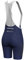 Lo.gas Fahrradhose Damen Gepolstert Mit TräGer Fahrrad TräGerhose Damen Bib Shorts Fahrradhose Schnell Trocknende StoßFeste Fahrradunterhose Mit 4d Polster Tasche Blau M