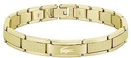Lacoste Armband mit Knebelverschluss für Herren Kollektion STENCIL Gelbgold - 2040219