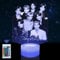 OPEIXSAYKOC Nachttischlampe,Nachtlicht,3D LED Illusion Lampe Mädchen Touch mit Intelligente Fernbedienung Led Tischlampe,für Jungen Kinder zimmer Weihnachten Dekoration Geburtstag Geschenk