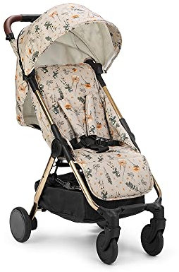 Elodie Details Mondo Stoller® Buggy von Geburt bis 4 Jahre (22 kg) - Liegeposition, Einhand-Faltung und -Steuerung, Leichter Kinderwagen in Kabinengröße - Meadow Blossom
