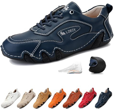 Italienische handgefertigte Leder-Sneaker for Damen, italienische handgefertigte niedrige Stiefel, Outdoor-Trail-Schuhe, rutschfeste, atmungsaktive, leichte Chukka-Stiefel, Sport-Walking-Freizeitschuh