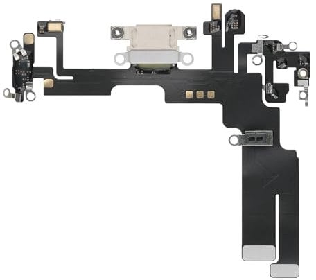 Risidamoy Dock Connector Charging Port Replacement for iPhone 14 Flex Cable Microphone Antenna Fix USB Charge Repair Headphone Jack Assembly for A2649, A2881, A2882, A2883, A2884