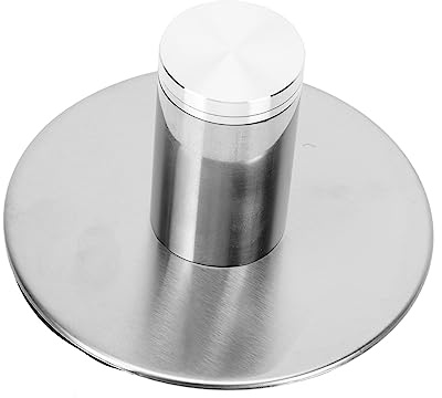 KICHOUSE Edelstahl Drehteller Lager Plattenspieler Basis Zubehör Für Drehbare Torten Und Esstische Festes Edelstahllager Rutschfest Universell Einsetzbar