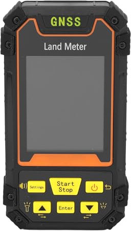 Hochpräzises Tragbares Landflächenmessgerät mit Barometrischem Höhenmesser, 4 Messmodi, übersichtliches 2,4-Zoll-Display, GPS-Landflächenmessgerät für Fläche, Entfernung,