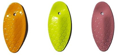 KTGCOZS 50 pcs Fishing Spoons Blank Body Metal Lures Armor Lake Area Trout Pike Brass Blinkers Spinner Pesca